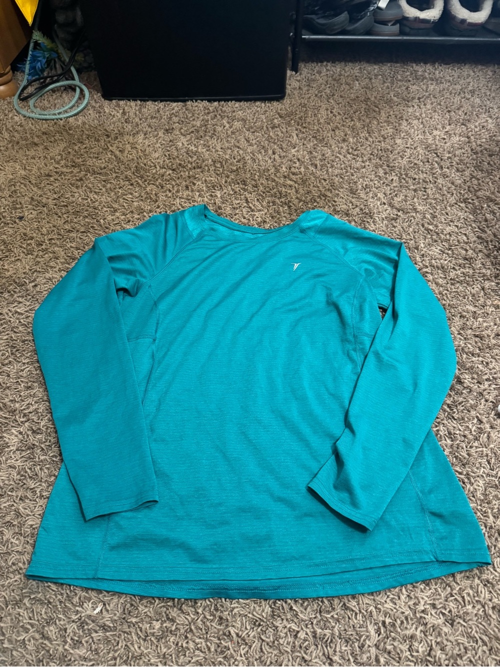 Old Navy Teal Long Sleeve Tee